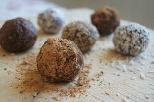 Carob Truffles Recipe Hungry for Health Susan Silberstein PhD Beat Cancer