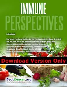 Immune Perspectives Vol4 eBook Download Susan Silberstein PhD Beat Cancer